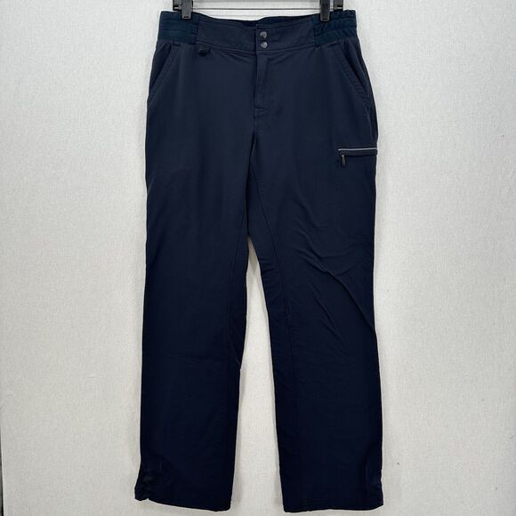 Duluth Trading Co Pants - Duluth Trading Pants Womens 14 Black Hills Water Repellent Lined Cinch Hem Blue